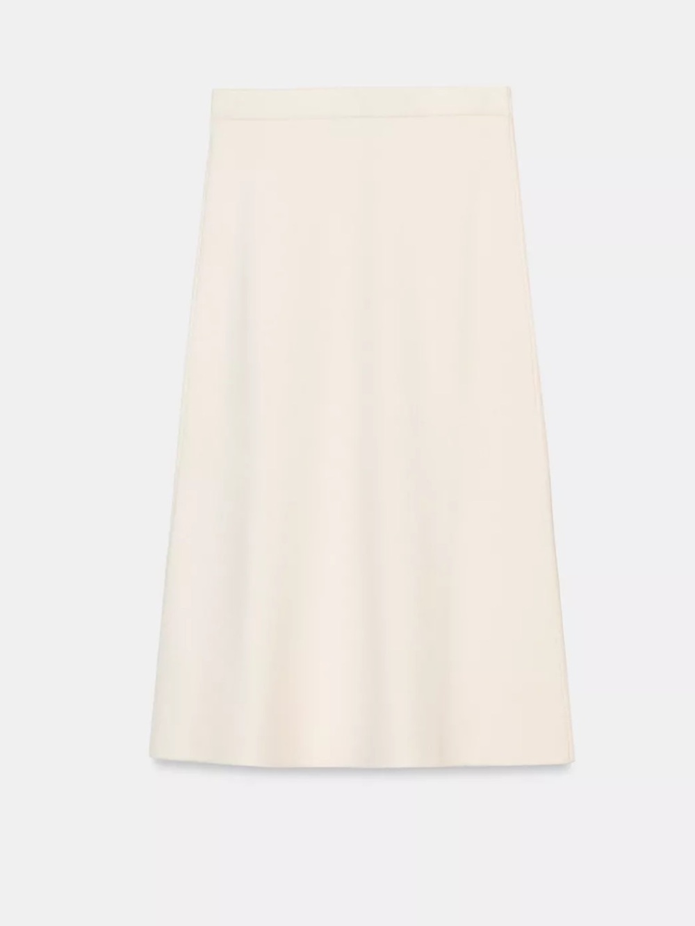 Zara Cream Midi Knit Skirt - Picture 6 of 7